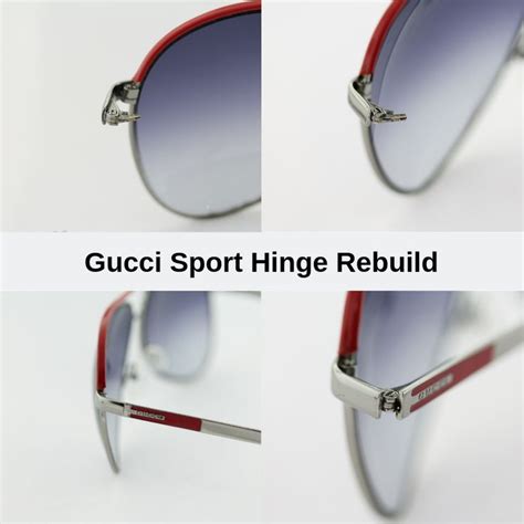 gucci sunglasses hinge repair